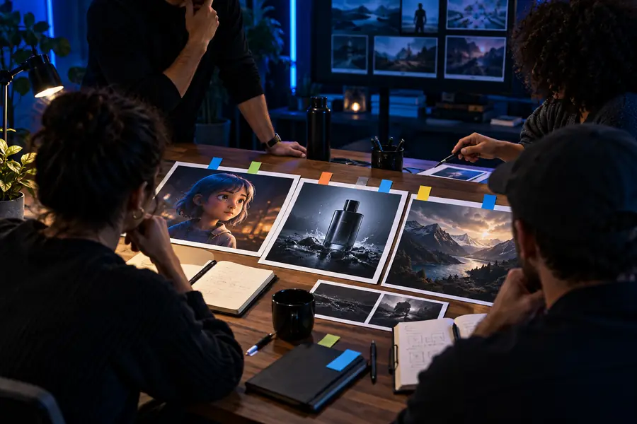Generierter Filmvideoframe aus einem KI-Videotest